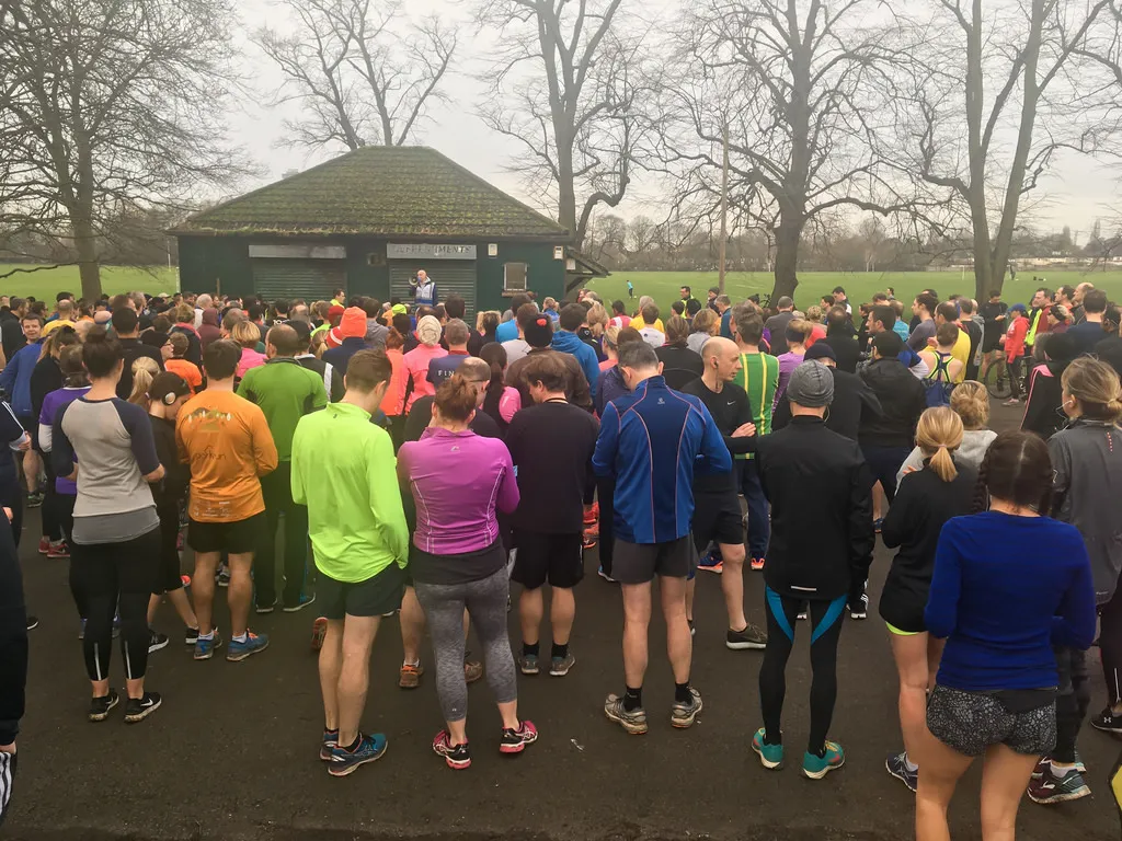 Parkrun at Gunnersbury Park, happy to run with so many different people!