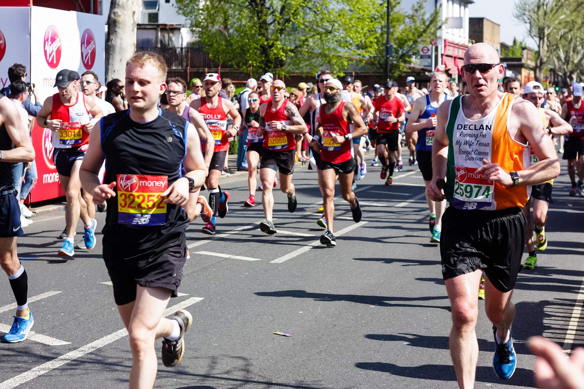 Declan - "Running For My Wife Teresa, Breast Cancer Survivor" - 2018 London Marathon