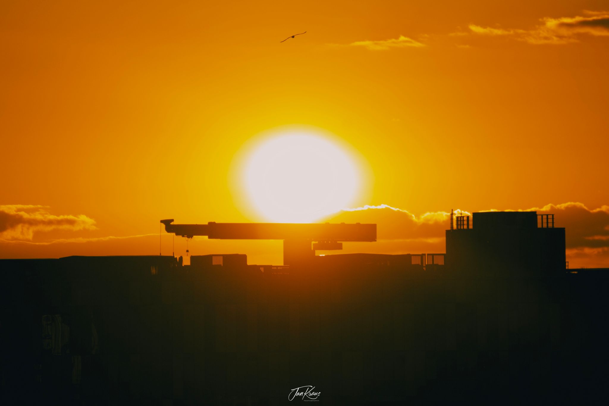 Just a nice evening, rooftop view...