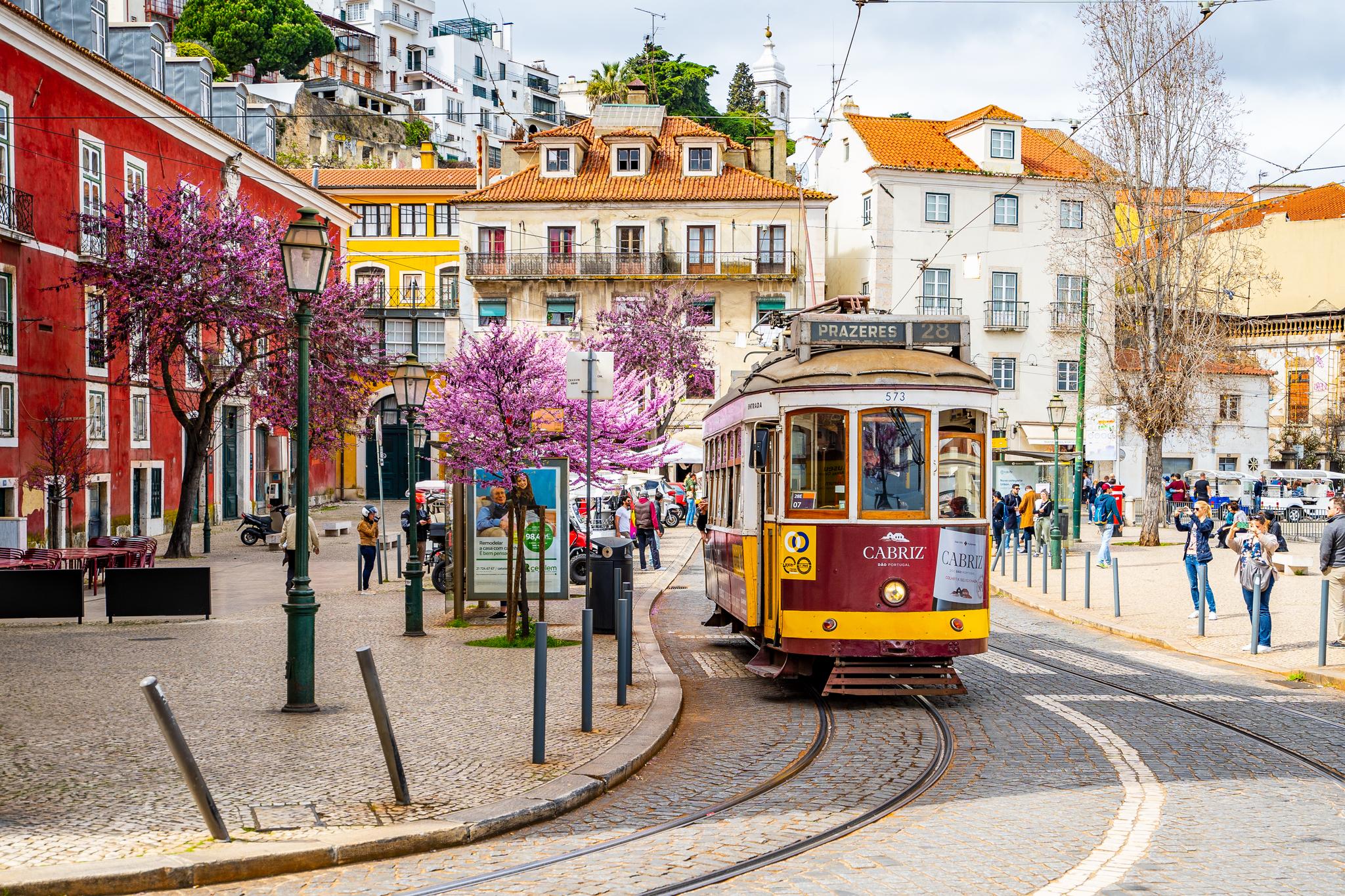 A photo of the Tram from Portugal