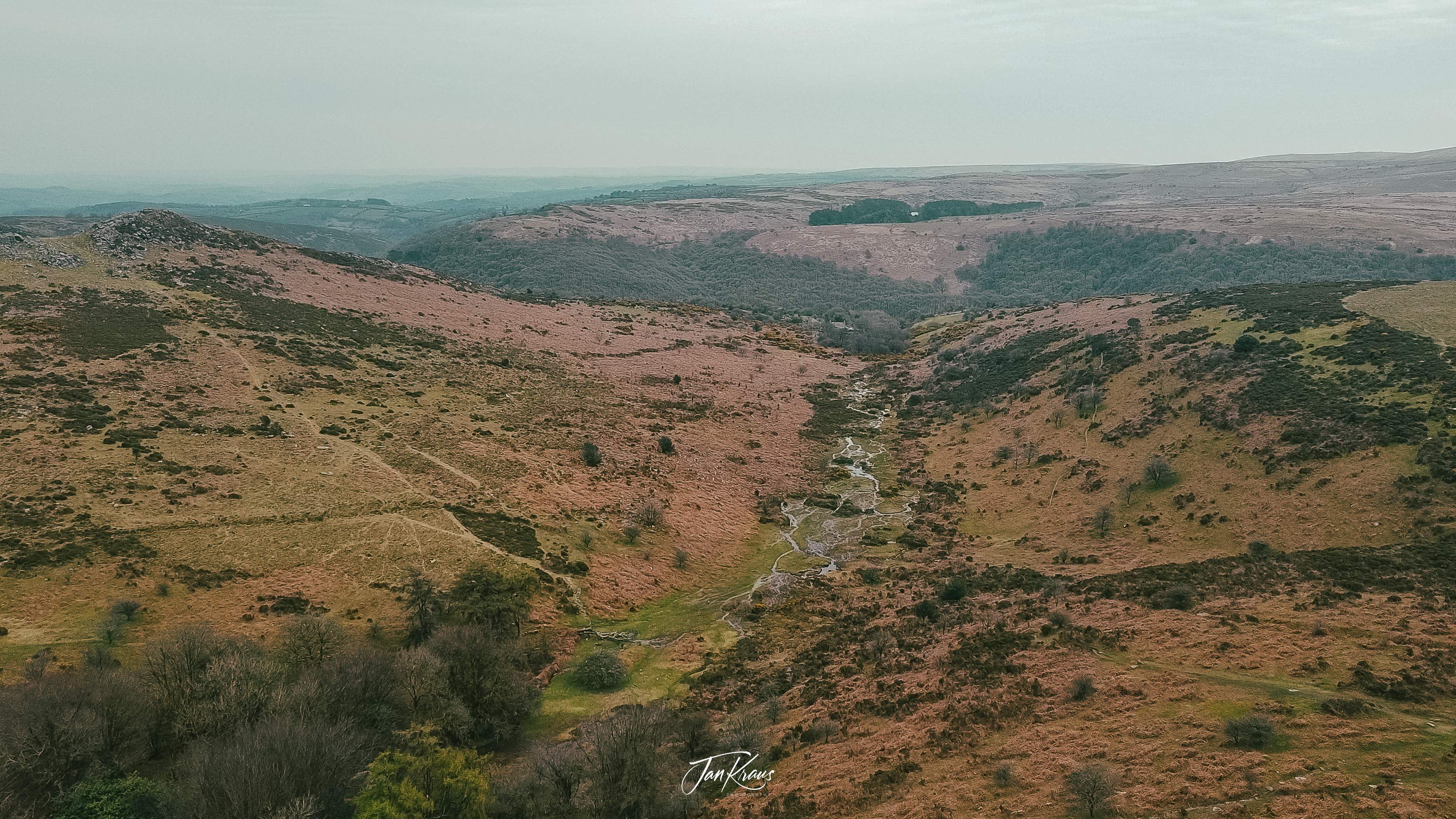 Views from Dartmoor National Park, Devon, UK
