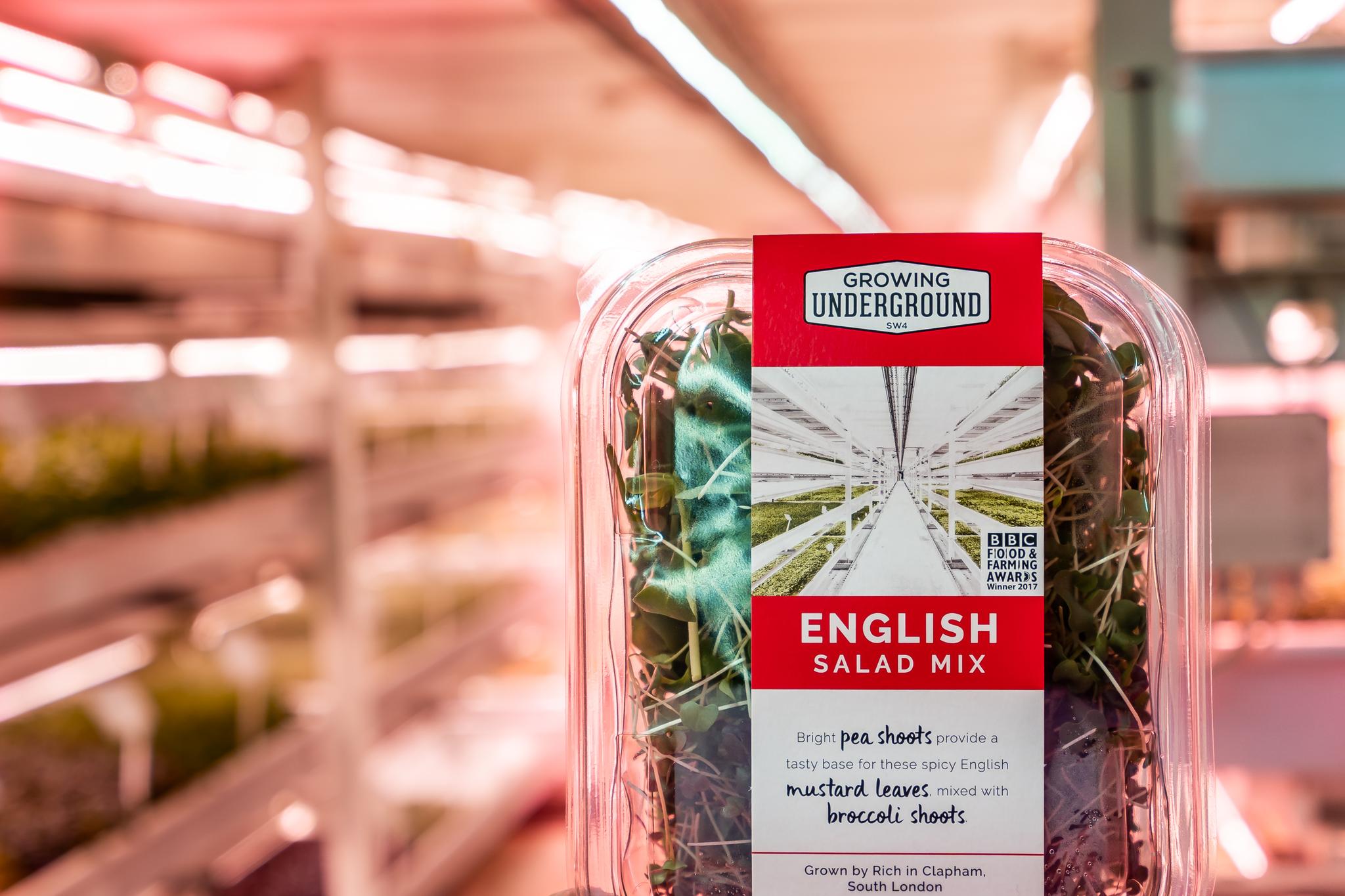 A photo of English Salad Mix by Growing Underground, London