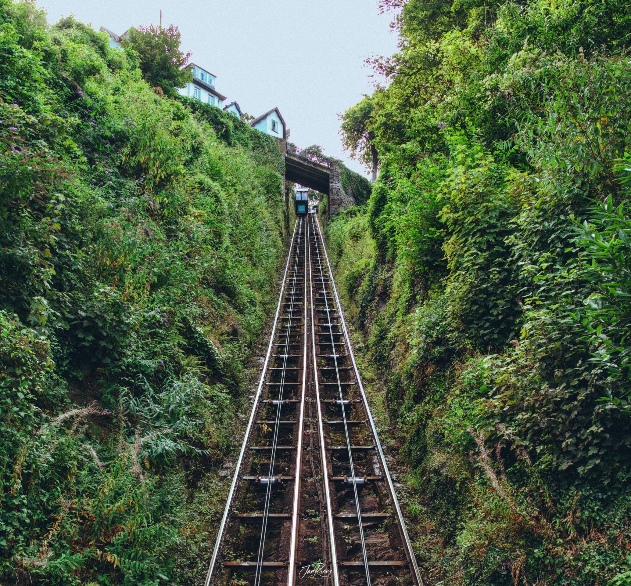 Lynton & Lynmouth Cliff Railway, Exmoor National Park, Somerset, UK