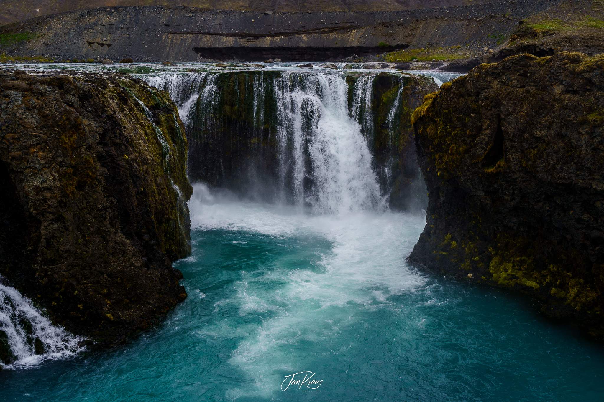 Sigöldufoss waterfall, Iceland