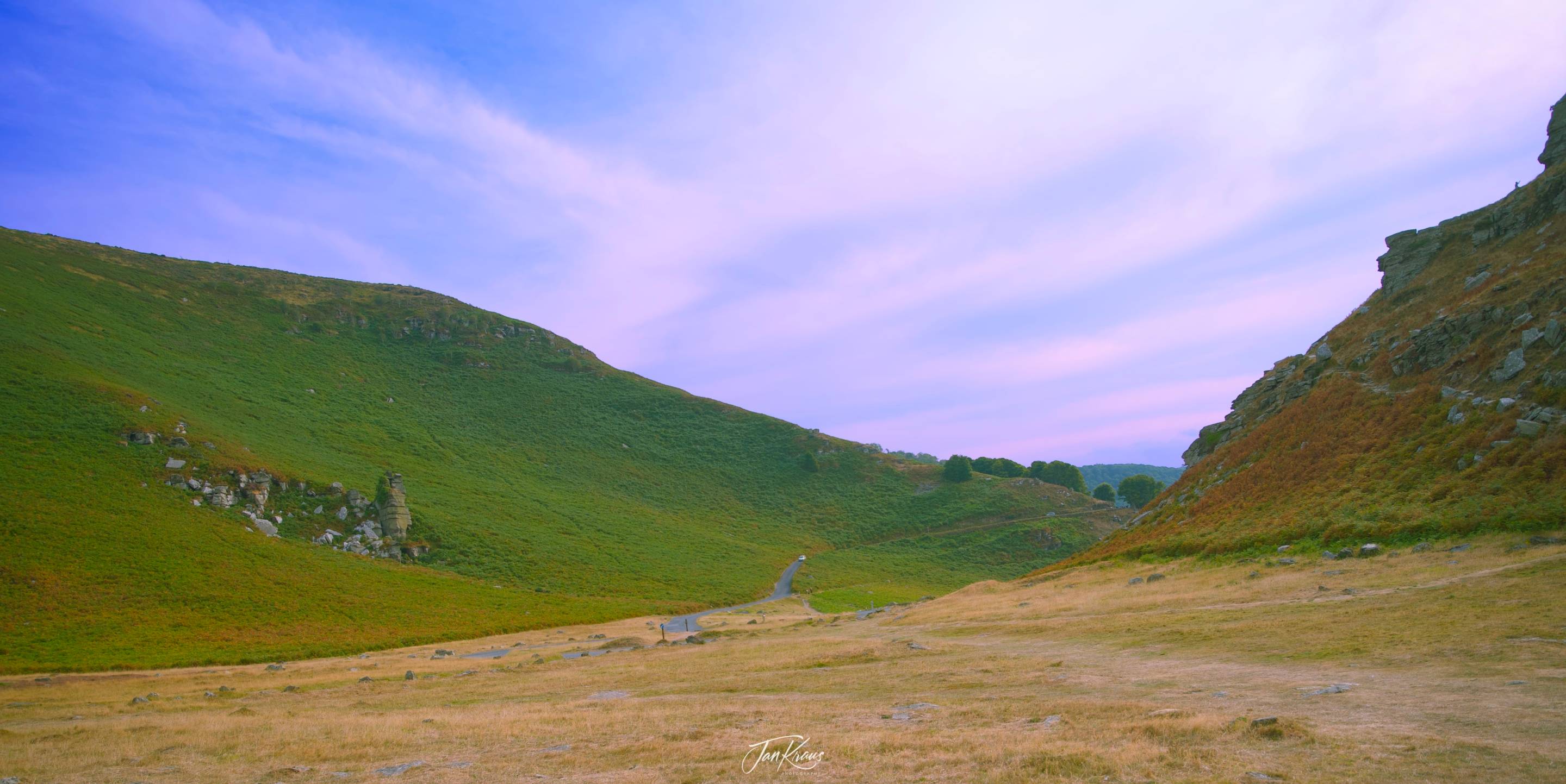 A view of the Valley of the Rocks, Exmoor National Park, Somerset, UK