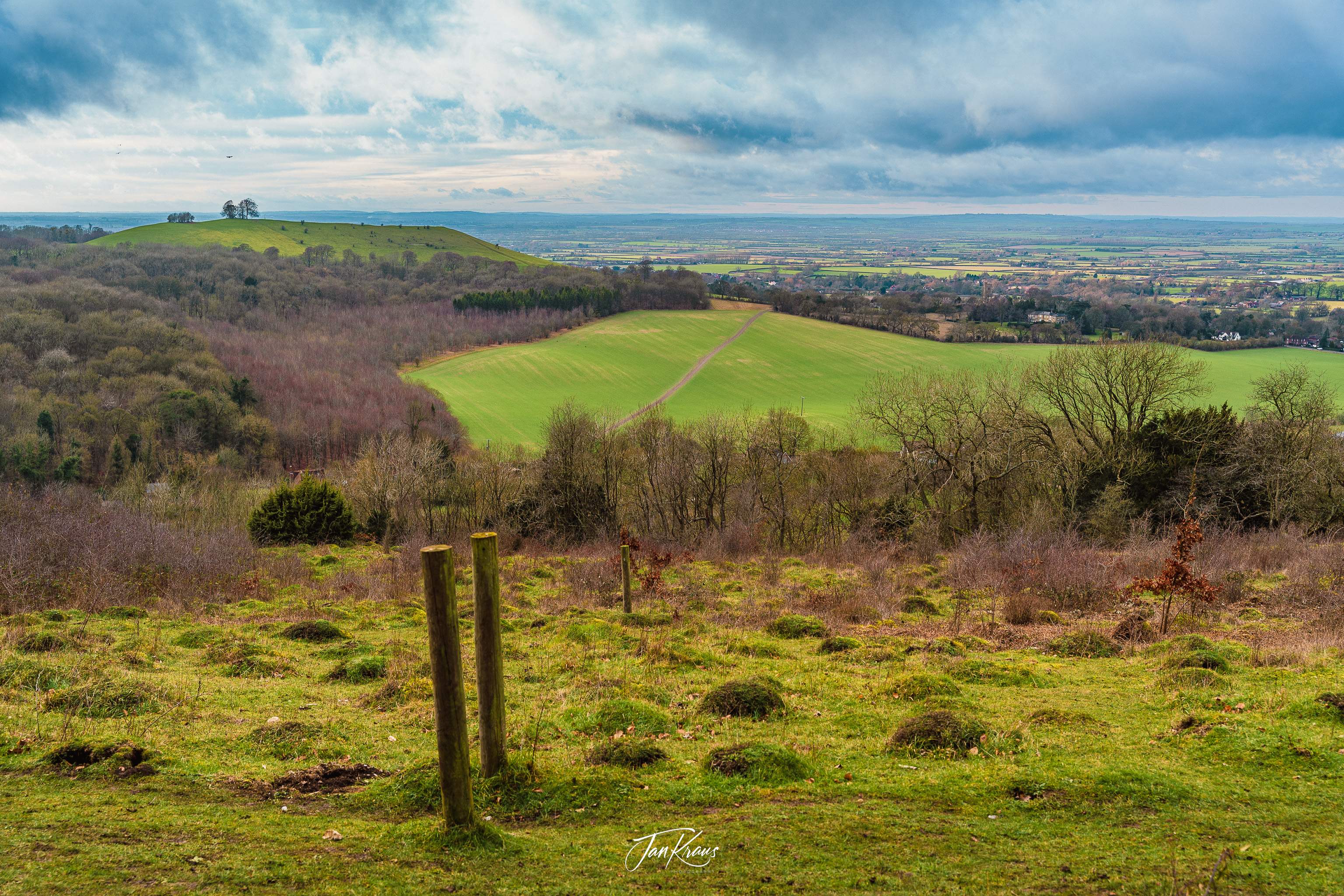Views from Coombe Hill, from Wendover Woods hike, England, UK